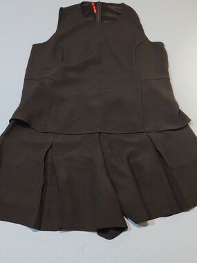 NWOT Spanx Two Piece Peplum Top And Pleated Short Outfit. Size XL.